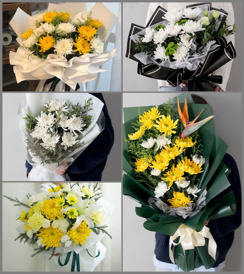 广东江门市台山市深井镇那扶圩社区白事花束代送